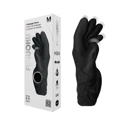 Massage Glove Left M Svart Fukuoku 910-L