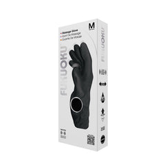 Massage Glove Left M Svart Fukuoku 910-L