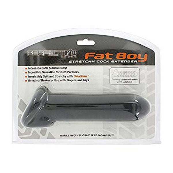 Penisförlängning Fat Boy, svart Perfect Fit 726200