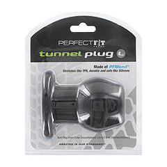 Stor anusplugg Tunnel, svart Perfect Fit 726291