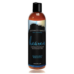 Massageolja Heaven med hasselnötsarom 120 ml Intimate Earth 6202