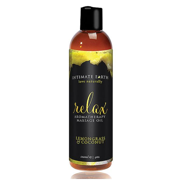 Massageolja Relax 240 ml Intimate Earth 6318
