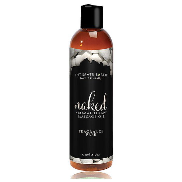 Massageolja Naked Unscented 240 ml Intimate Earth 6370