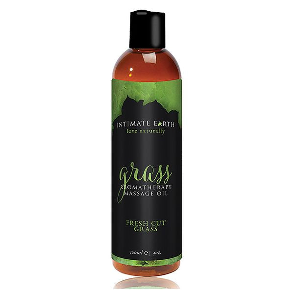 Massageolja Grass 120 ml Intimate Earth INT048