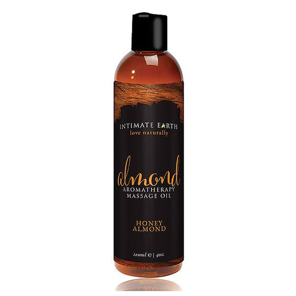 Massageolja men mandelarom 120 ml Intimate Earth INT050
