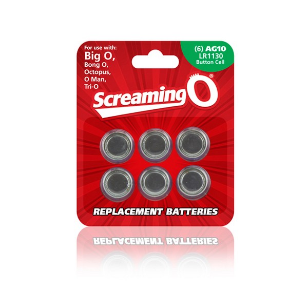 Batterier, Storlek AG (10 st.) The Screaming O BAT6-110A