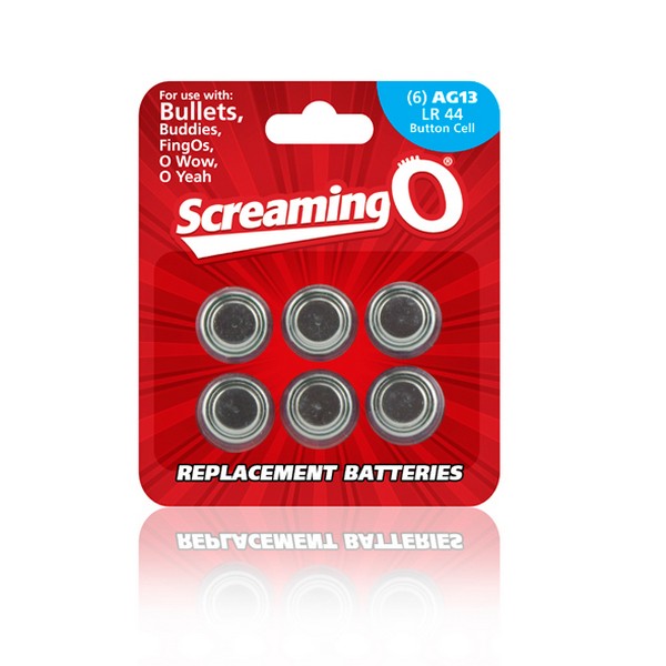 Paket med batterier AG13 (6 enheter) The Screaming O BAT6-110B