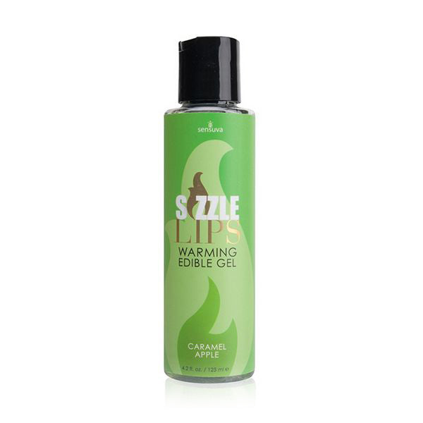 Sizzle Lips Äppelkaramell Uppvärmande Ätbart Gel 125 ml Sensuva 7310