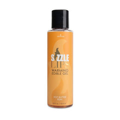 Sizzle Lips Butter Rum Uppvärmande Ätbart Gel 125 ml Sensuva 7327