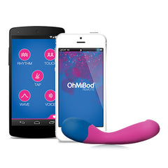Appkontrollerad vibratorapparat BlueMotion Nex 2 OhMiBod N9936