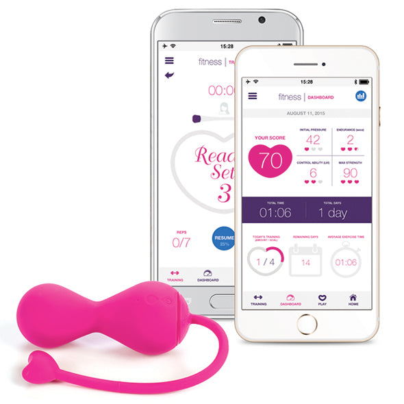 Appkontrollerad BlueTooth-kopplad Kegel-vibrator Krush Lovelife by OhMiBod E25478