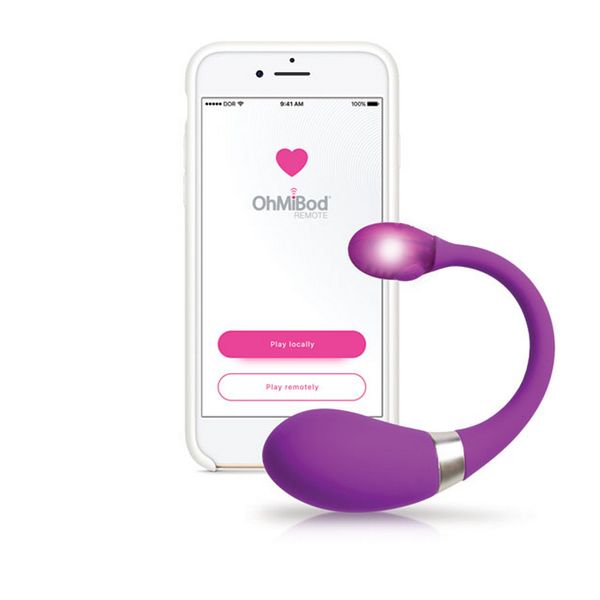 Massagevibrator OhMiBod Esca, mörklila Kiiroo 6585
