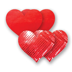 Solid Red Heart Bristols 6 NS0H14B