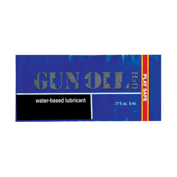 H2O Vattenbaserat Glidmedel 5 ml Gun Oil 203