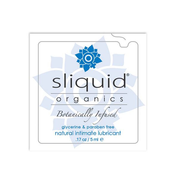 Glidgelskudde Organics Natural 5 ml Sliquid 722