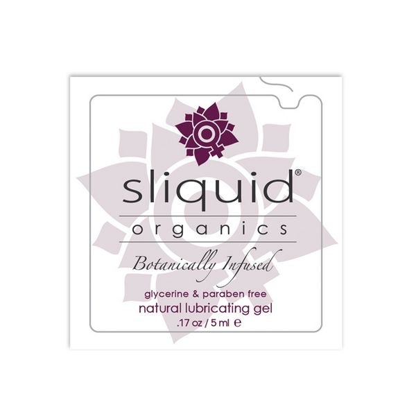Glidgelskudde Organics Natural 5 ml Sliquid 753