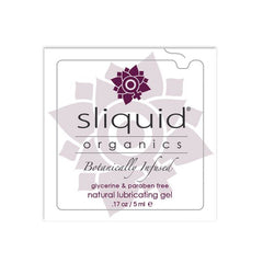 Glidgelskudde Organics Natural 5 ml Sliquid 753