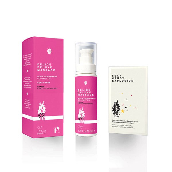 Delice Deluxe Massage Jordgubb YESforLOV 4259