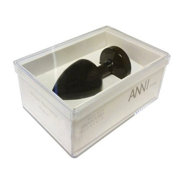 Rund anuspropp Anni, svart 25 mm Diogol 70123