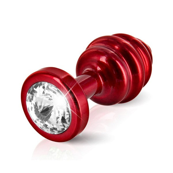 Ano Analplugg Räfflad Röd 25 mm Diogol 71601
