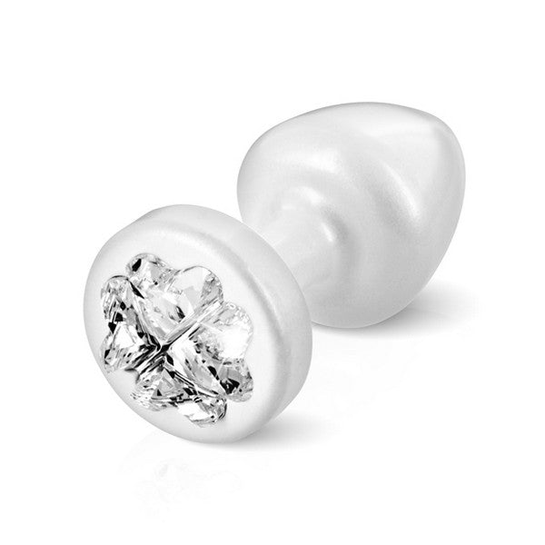 Anni R Analplugg Klöver Vit 25 mm Diogol 71762