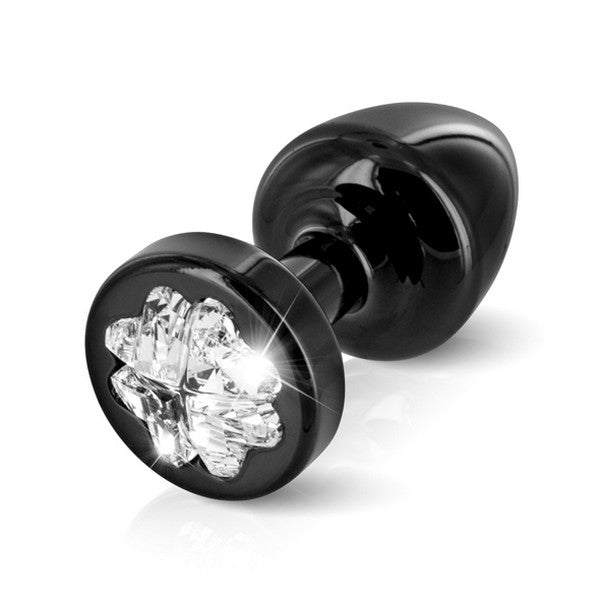 Anni R Analplugg Klöver Svart 25 mm Diogol 71847