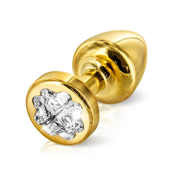 Anni R Analplugg Klöver Guld 25 mm Diogol 71885