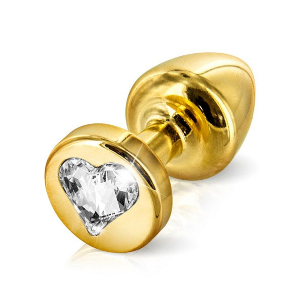 Anni R Analplugg Hjärta Guld 25 mm Diogol 72288
