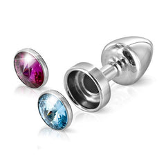 Anni Analplugg Magnet Rosa & Blå 30 mm Diogol 65378