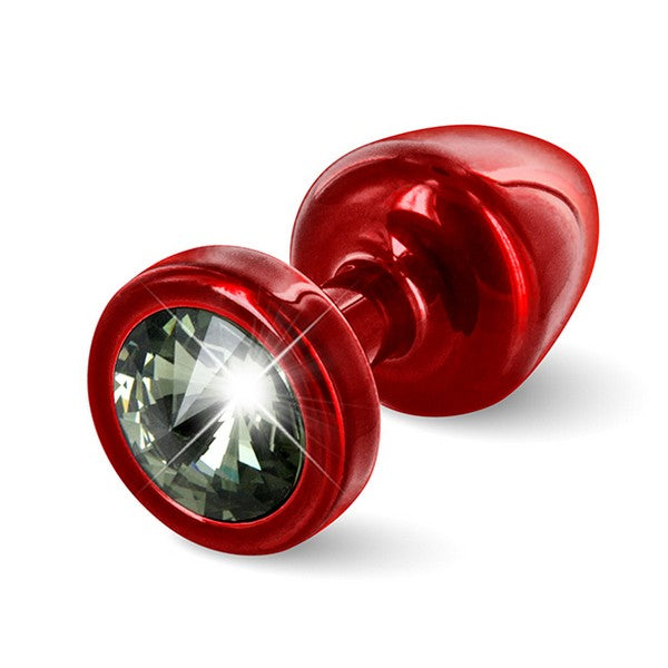 Anni Analplugg Rund Röd & Svart 25 mm Diogol 72592