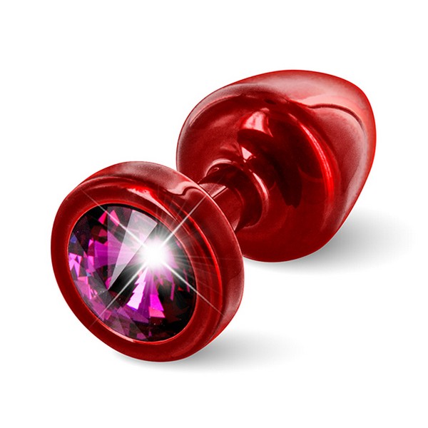 Anni Analplugg Rund Röd & Rosa 25 mm Diogol 72608