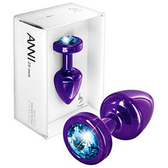 Anni Analplugg Rund Lila & Blå 25 mm Diogol 72646