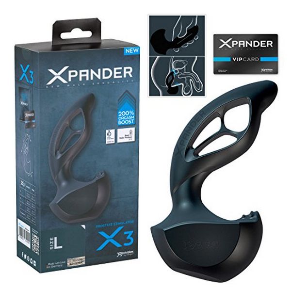 Xpander X3 Silikon Noir Prostatastimulator Joydivision 74209 (11,5 cm)