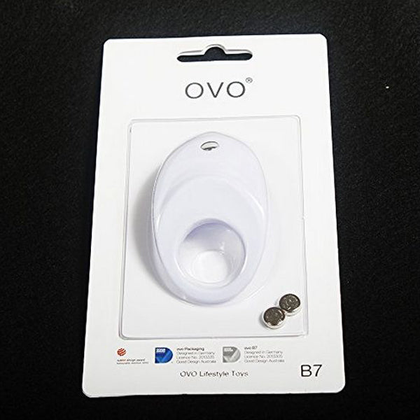 B7 Vibrerande Penisring Vit OVO 99123