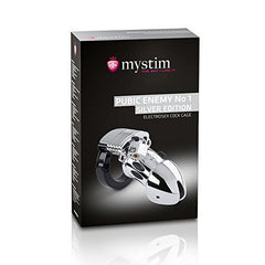 Pubic Enemy No 1 Cock Cage Silverutgåva Mystim 66222
