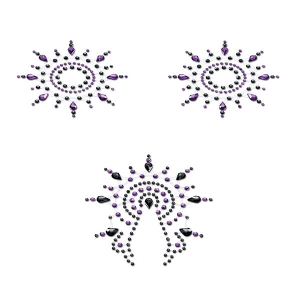 Gloria-set, svart & mörklila Petits Joujoux 46653