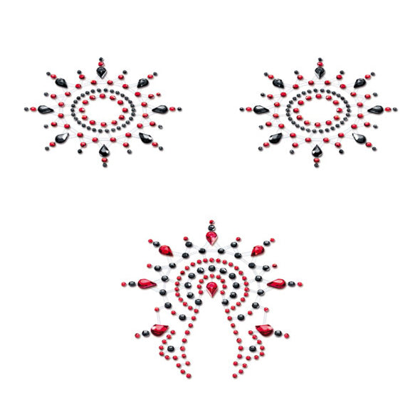 Gloria-set, svart & rött Petits Joujoux 46654