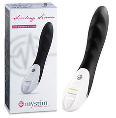 Elvibrator Sizzling Simon, vit Mystim MS46870
