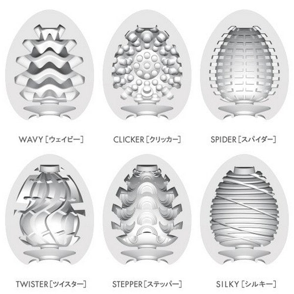 Egg 6 Styles Pack Serie 1 Tenga EGGVP001