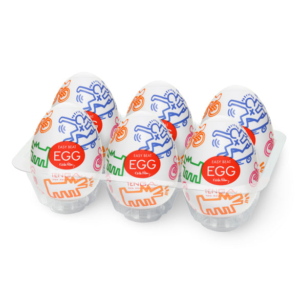 Masturberingsägg Keith Haring Egg Street (6 st.) Tenga 1790