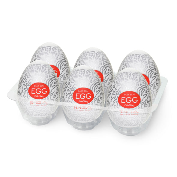 Masturberingsägg Keith Haring Egg Party (6 st.) Tenga 1813
