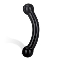 Dubbel glasdildo Bull Black Glas E25400