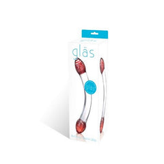 Dubbel glasdildo Red Head Glas 62869