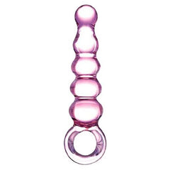 Anal glasdildo med kulor Quintessence Glas 63330