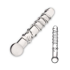 Glasdildo Callisto, blank Glas 63422