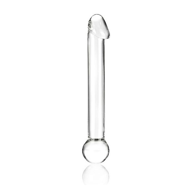 Realistisk glasdildo Relistic Head Glas E25394