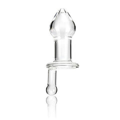 Glass Anal Plug with Handle (12.7 cm) Glas E25399
