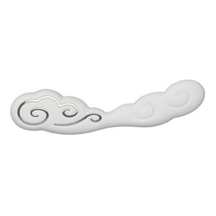 Stor vibrator Cirrus L, vit AVE Concept E25756