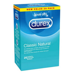 Kondomer Classic Naturals, 20 st. Durex 45154