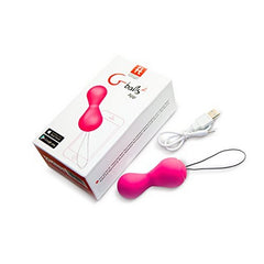 Vibratorapparat Gballs 2, rosenbladsröd Fun Toys 10127